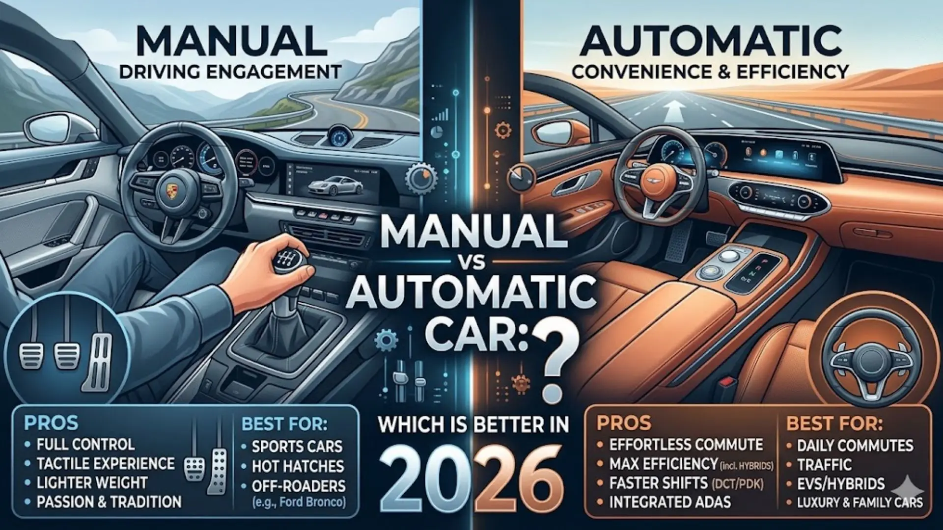 Manual vs Automatic Car – Which Is Better in 2026?