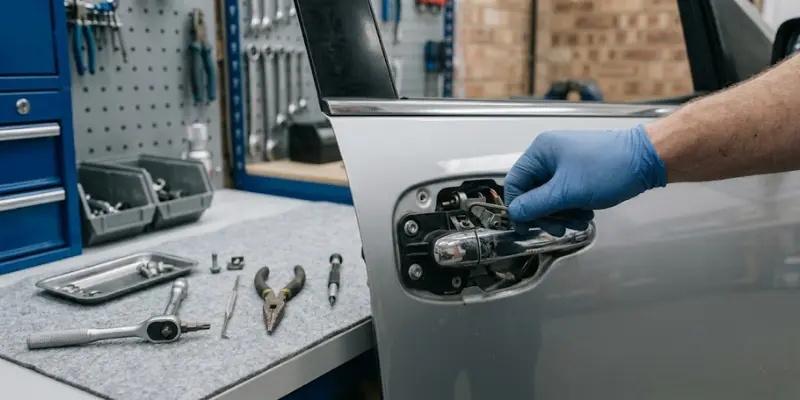 average car door handle repair cost
