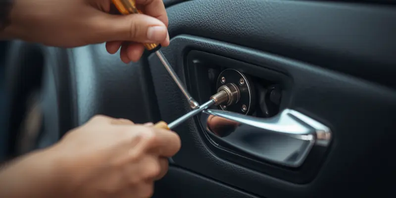 car door lock repair fixes