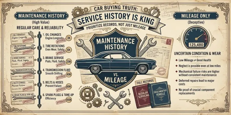 maintenance history matters more than mileage