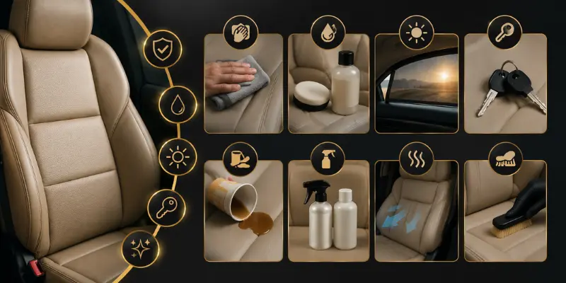 prevent future leather seat damage