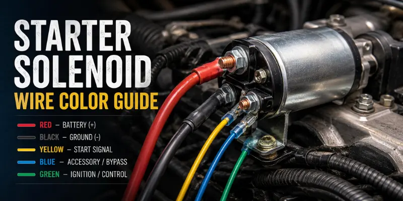starter solenoid wire color guide