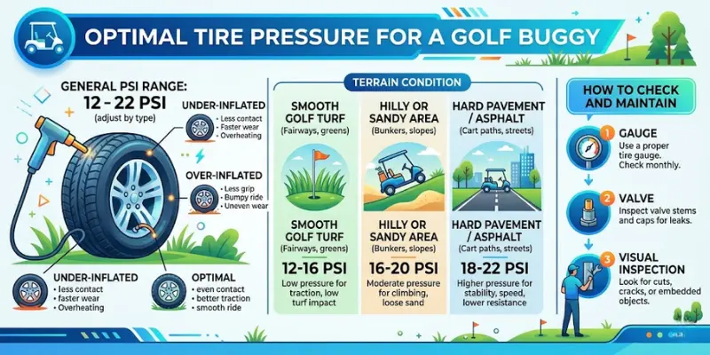 what is the best golf buggy tyre pressure